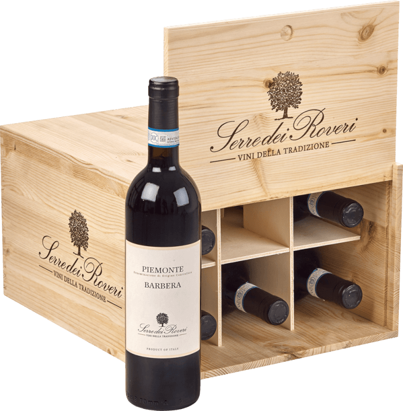 vinello Piemonte Barbera DOC 6 x 0 75l - Serre dei Roveri Saisonale Angebote