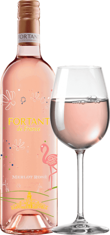 vinello Merlot Rosé serigrafiert - Fortant de France 50% Rabatt für begrenzte Zeit