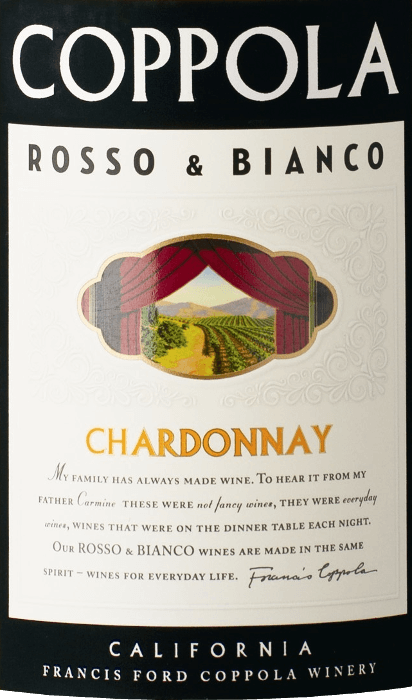 vinello Rosso & Bianco Chardonnay - Francis Ford Coppola Winery Kostenloser Versand