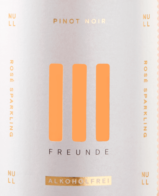 vinello Pinot Noir Rosé Sparkling Null alkoholfrei - Drei Freunde Tiefpreis