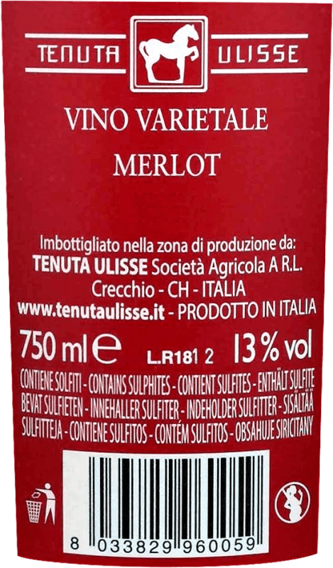 vinello Merlot Rosato Terre di Chieti IGT - Tenuta Ulisse Begrenzte Freigabe