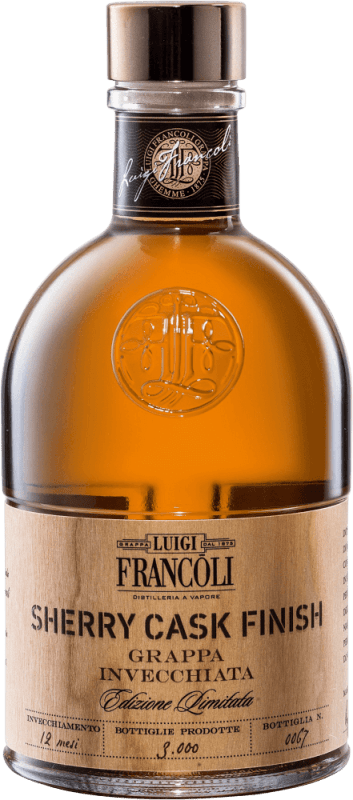 vinello Grappa Sherry Cask Finish 0 5l - Luigi Francoli Versandkostenfrei
