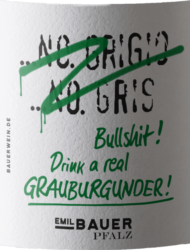 vinello Bullshit Grauburgunder trocken - Emil Bauer Versandkostenfrei
