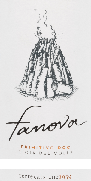 vinello Fanova Primitivo DOC - Terrecarsiche 1939 Bestseller