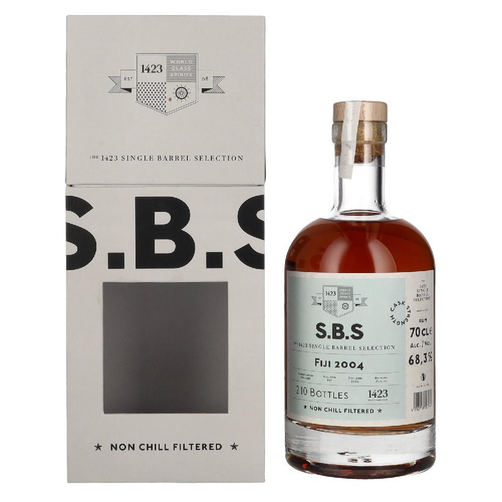 delicando 1423 S.B.S FIJI Rum Single Barrel Selection 2004 68 3% Vol. 0 7l in Geschenkbox