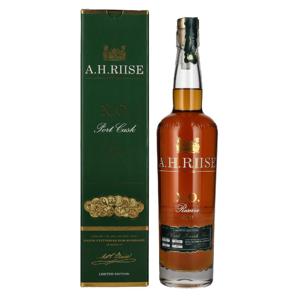 delicando A.H. Riise X.O. Reserve Port Cask Rum - Old Edition 45% Vol. 0 7l in Geschenkbox Letzte 3 Tage