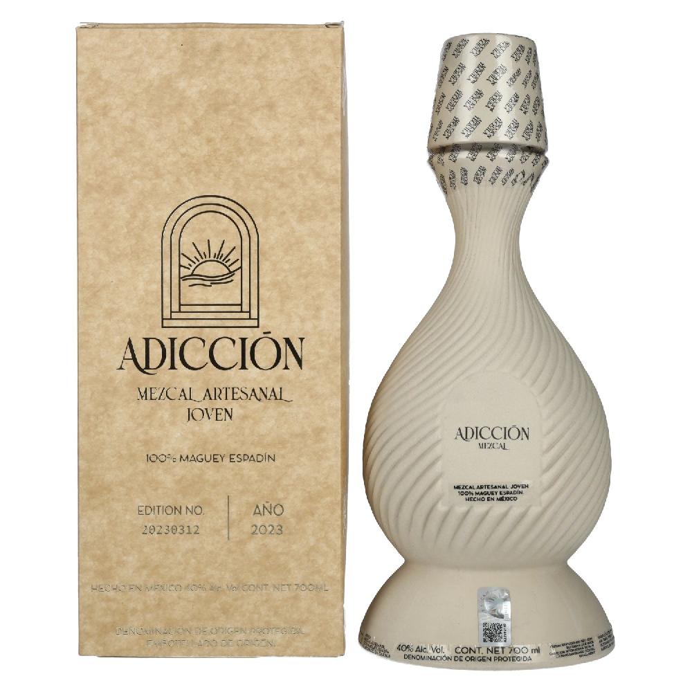 delicando ADICCIŌN Tequila Mezcal Artesanal Joven 2023 40% Vol. 0 7l in Geschenkbox Rabatt