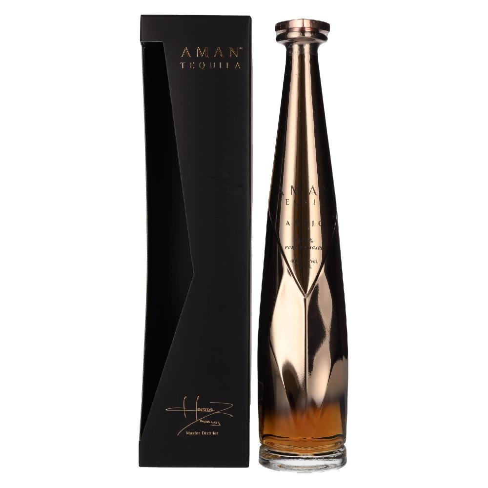 delicando Aman Tequila Añejo The Professor 100% Puro de Agave 40% Vol. 0 7l in Geschenkbox Black Friday