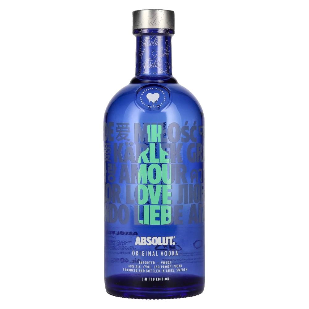 delicando Absolut Vodka LOVE Original Vodka Limited Edition 40% Vol. 0 7l Schlussverkauf