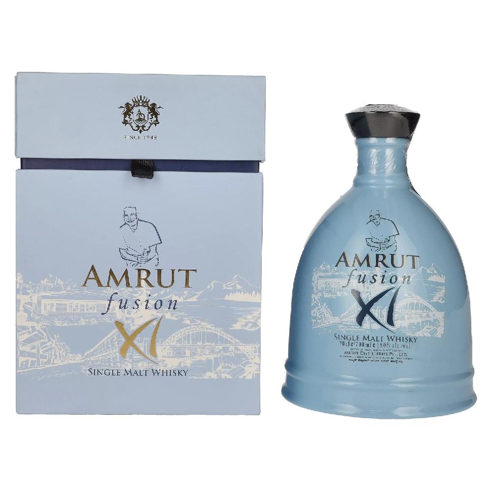 delicando Amrut FUSION XI Single Malt Whisky 50% Vol. 0 7l in Geschenkbox Meist gekauft