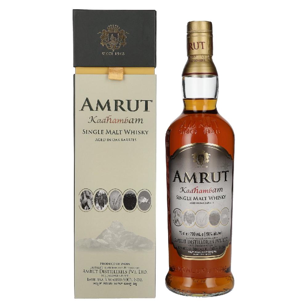 delicando Amrut KADHAMBAM Single Malt Whisky 50% Vol. 0 7l in Geschenkbox