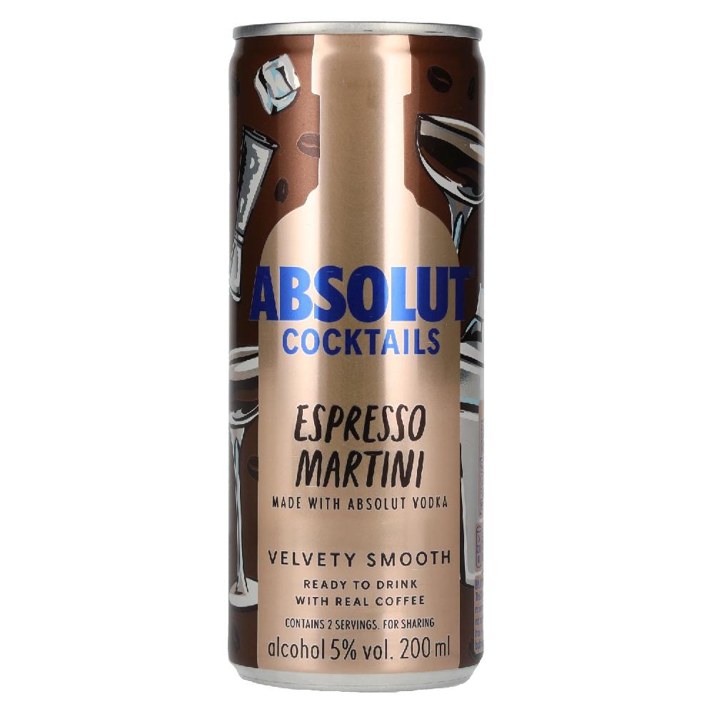 delicando Absolut Cocktails Espresso Martini 5% Vol. 0 2l Dose Begrenzte Freigabe