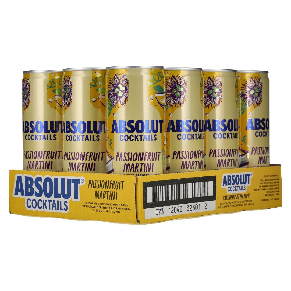 delicando Absolut Cocktails Passionfruit Martini 5% Vol. 12x0 25l Dosen Letzte 3 Tage