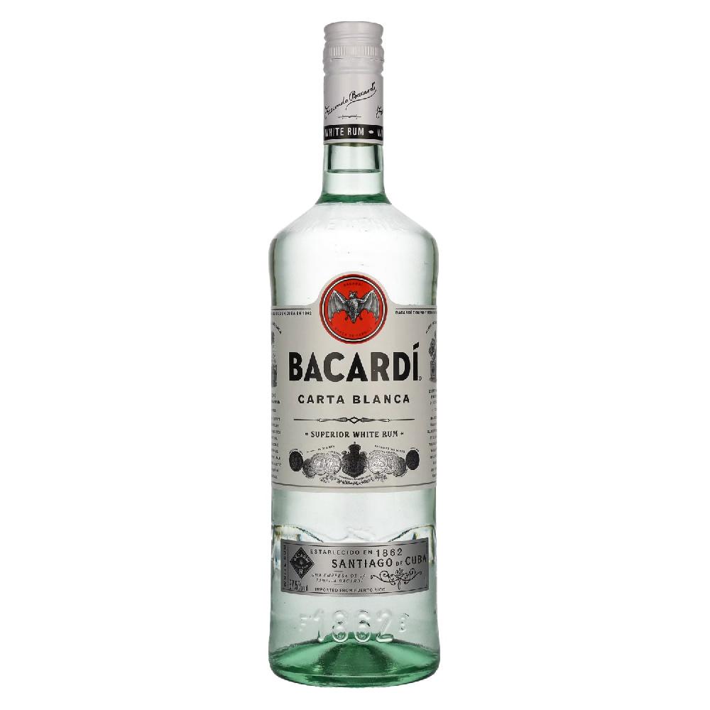 delicando Bacardi Ron Carta Blanca Superior 37 5% Vol. 1l