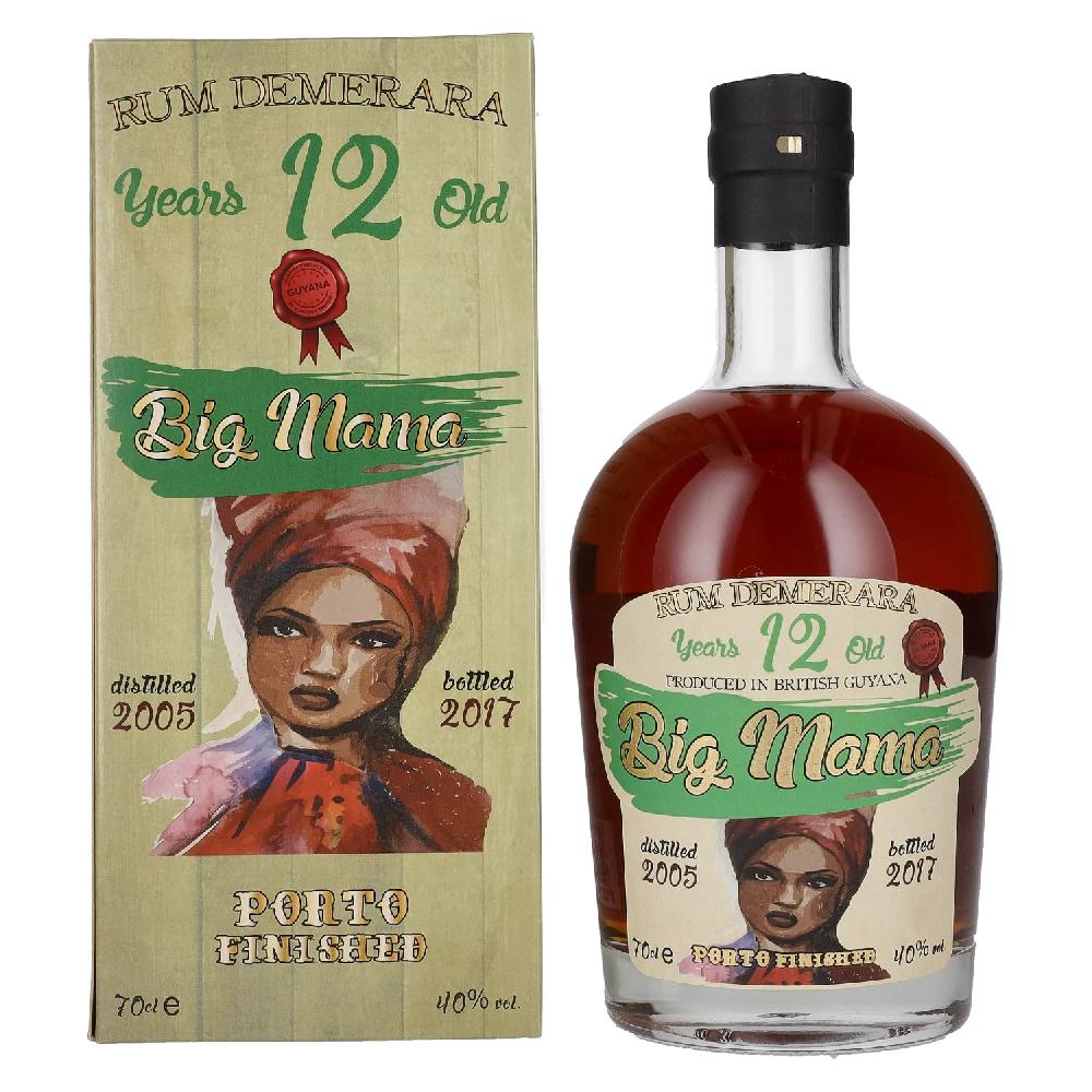delicando Big Mama 12 Years Old Rum Demerara Porto Finished 40% Vol. 0 7l in Geschenkbox Preisnachlass