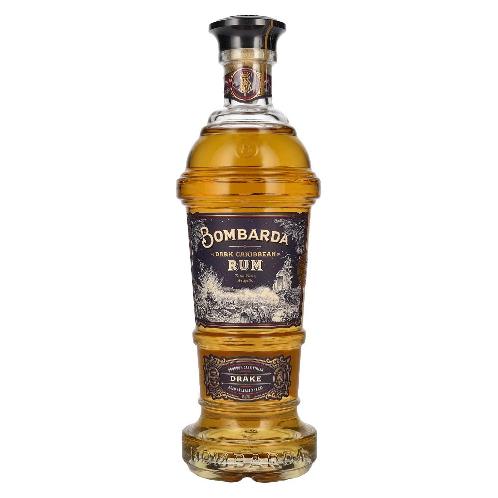 delicando Bombarda DRAKE Dark Caribbean Rum 40% Vol. 0 7l Online Outlet