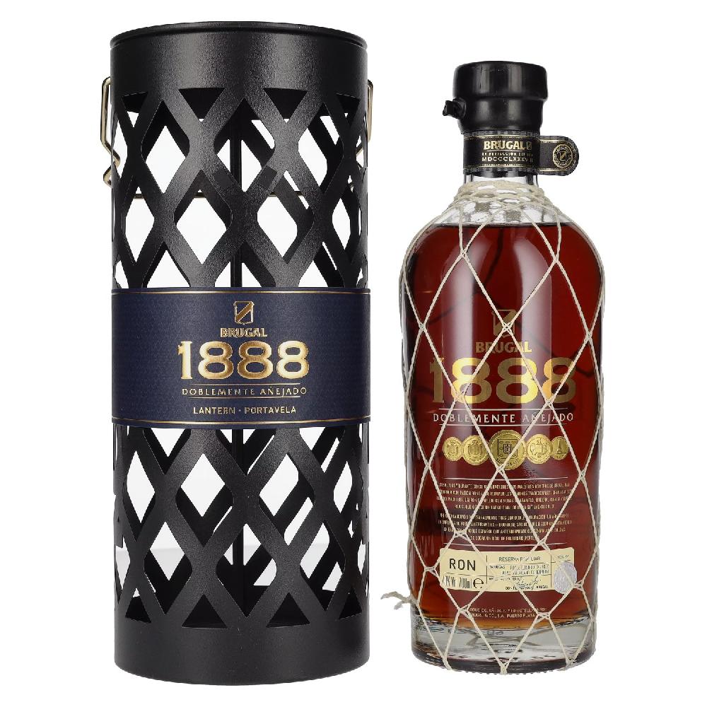 delicando Brugal 1888 Ron Reserva Doblemente Añejado 40% Vol. 0 7l in Laternenbox Letzter Tag