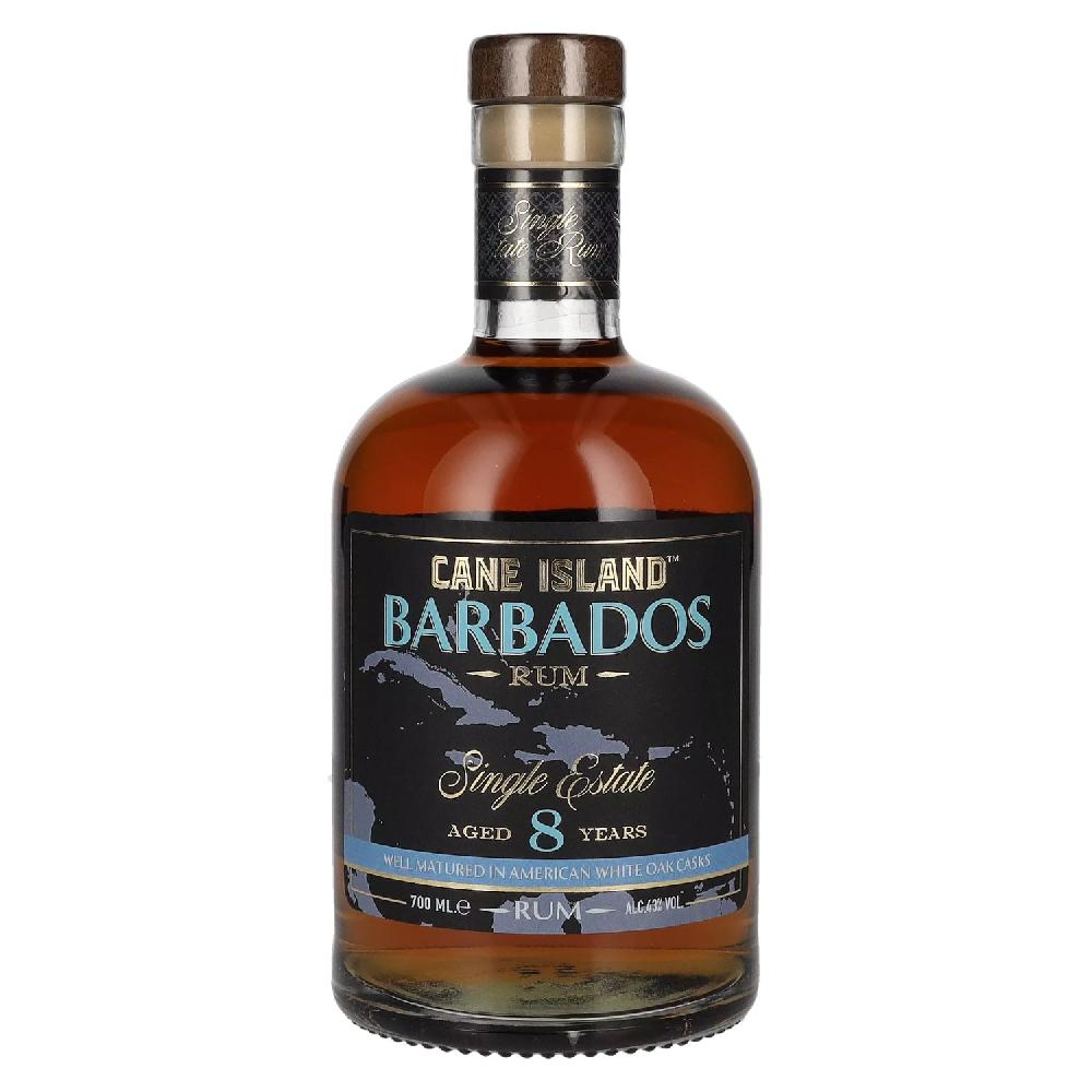 delicando Cane Island BARBADOS 8 Years Old Single Estate Rum 43% Vol. 0 7l