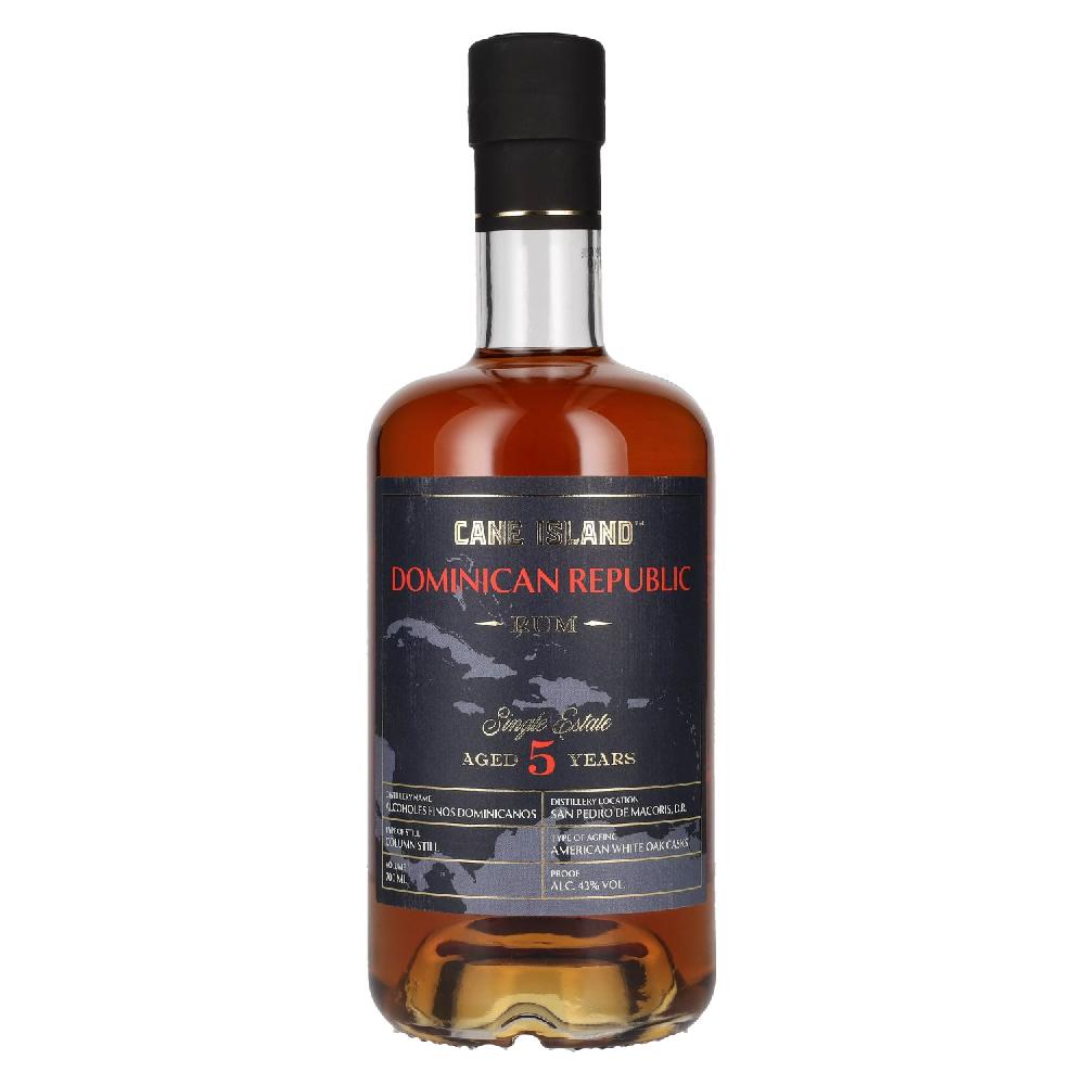 delicando Cane Island DOMINICAN REPUBLIC 5 Years Old Single Estate Rum 43% Vol. 0 7l