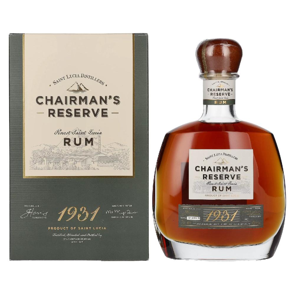 delicando Chairman's Reserve 1931 Finest St. Lucia Rum 46% Vol. 0 7l in Geschenkbox