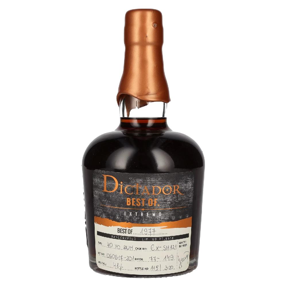 delicando Dictador BEST OF 1977 EXTREMO Colombian Rum 40YO/060617EX-SH121 41% Vol. 0 7l