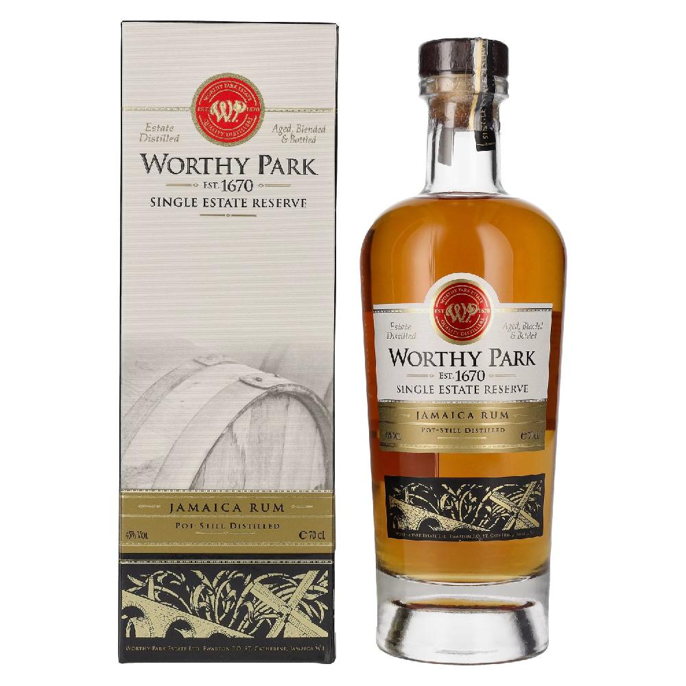 delicando Worthy Park Single Estate Reserve Jamaica Rum 45% Vol. 0 7l in Geschenkbox
