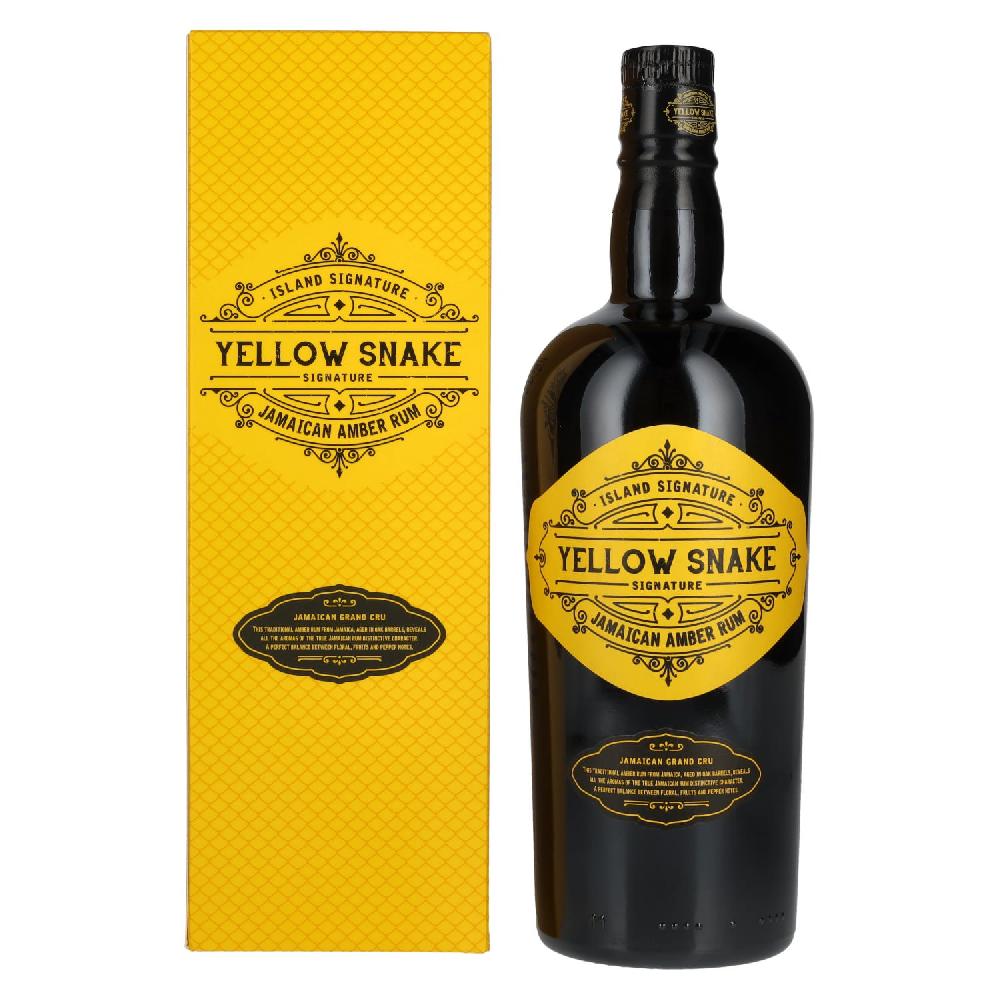 delicando Yellow Snake Jamaican Amber Rum 40% Vol. 0 7l in Geschenkbox Angebote