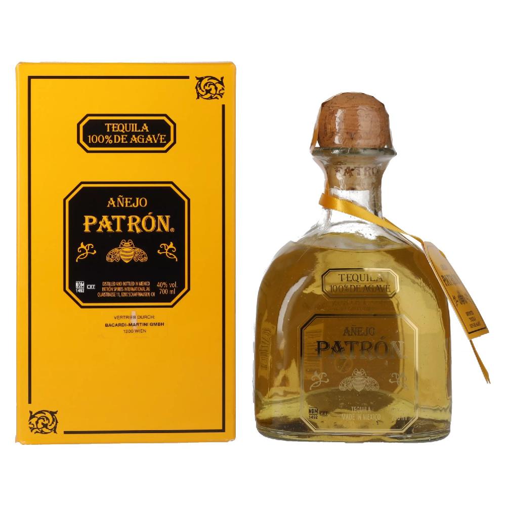 delicando Patrón Tequila Añejo 40% Vol. 0 7l in Geschenkbox Im Verkauf