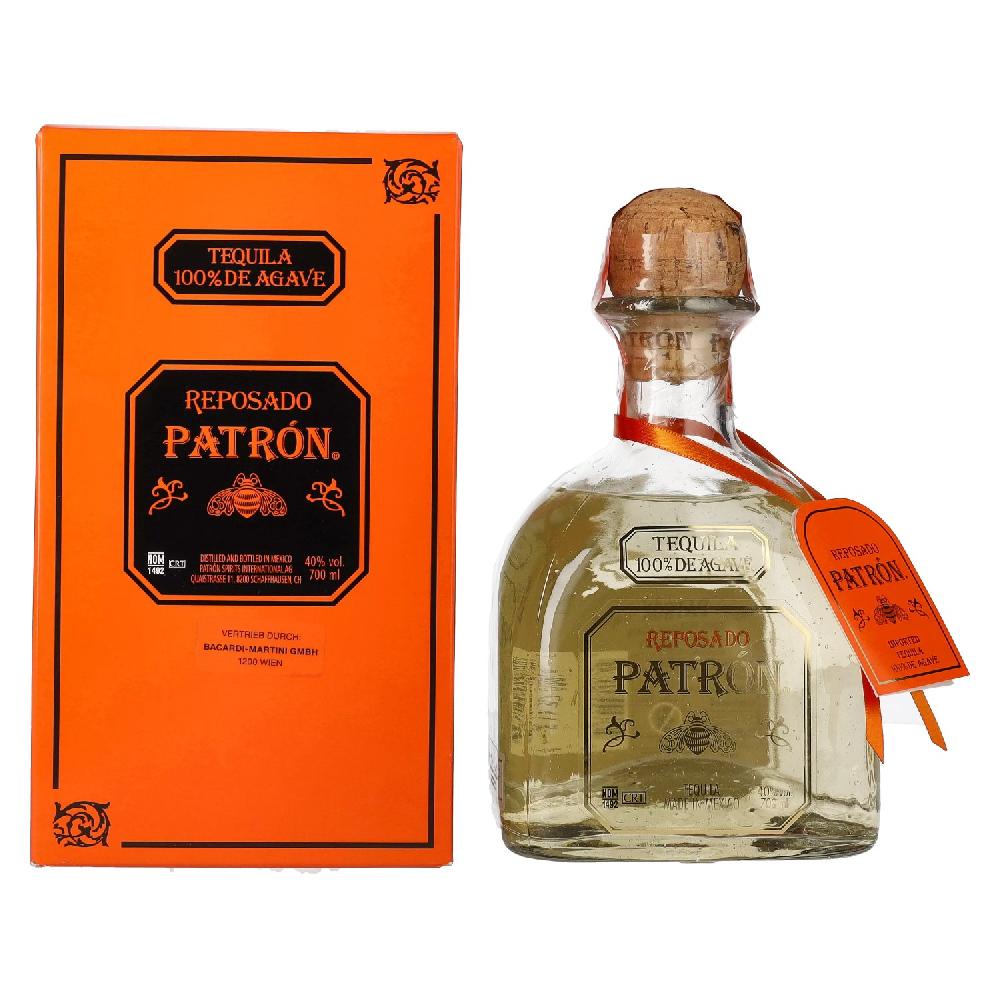 delicando Patrón Tequila Reposado 40% Vol. 0 7l in Geschenkbox zollfrei