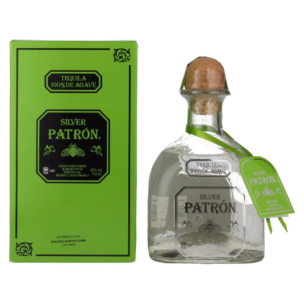 delicando Patrón Tequila Silver 40% Vol. 0 7l in Geschenkbox 50% Rabatt für begrenzte Zeit